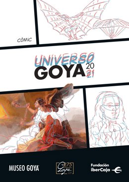 Fundación Ibercaja inaugura la primera exposición virtual de cómic del Certamen 'Universo Goya'.