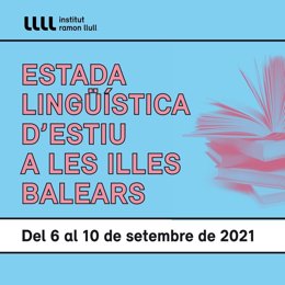 Cartel de 'L'Estada Lingüística d'Estiu a Balears'.