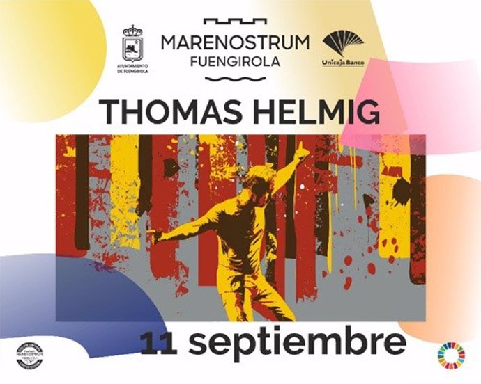 Cartel de Thomas Helmig en Marenostrum Fuengirola