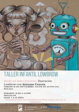 El CAC Málaga  organiza un taller infantil de ilustración estilo Lowbrow con Aintzane Cruceta