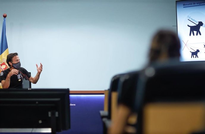 El jefe del Cos de Banders, Ferran Teixidó