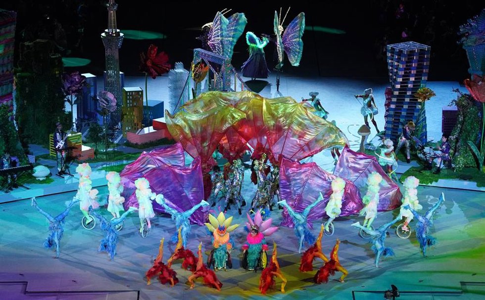 Ceremonia de clausura de los Juegos Paralímpicos de Tokyo 2020.