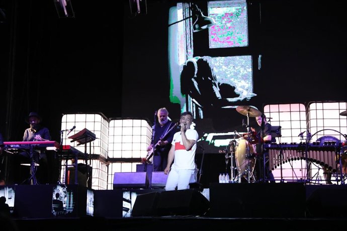Concierto de Love of Lesbian en la plaza de toros de Toledo, a 21 de agosto de 2021, en Toledo, Castilla La-Mancha (España)