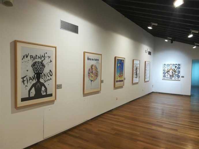 Archivo - Nombres y carteles de la historia de la Bienal se muestran de forma permanente en el Centro Cerámica Triana.