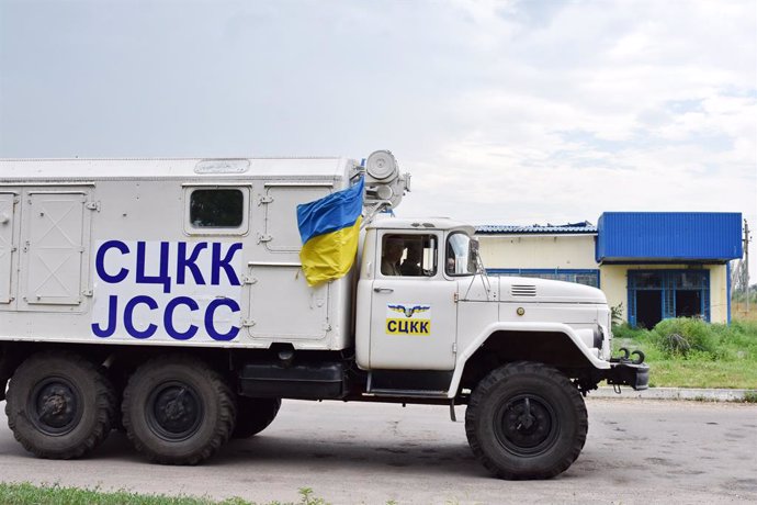 Un camión militar ucraiano en Donbás