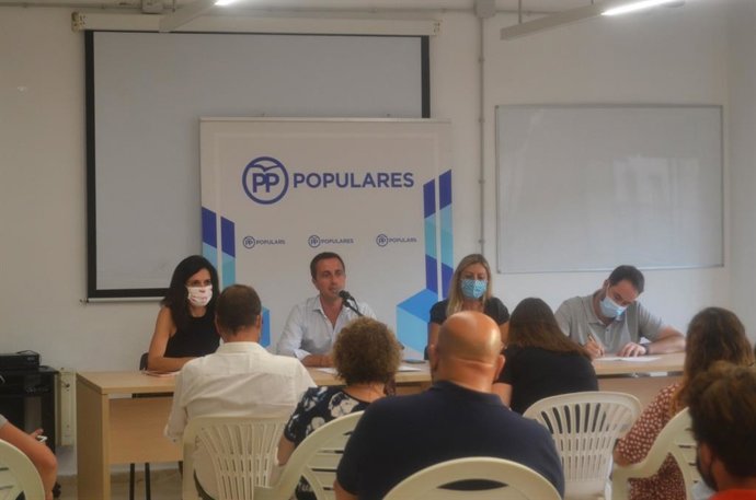 Reunión de la junta insular del PP de Mallorca.