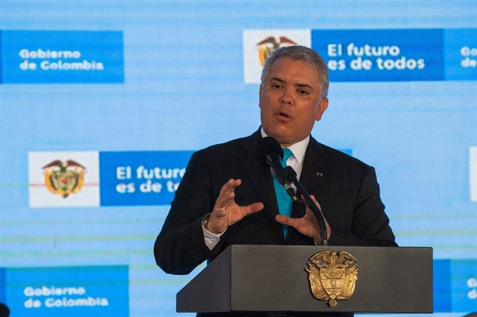 Archivo - El presidente de Colombia, Iván Duque.