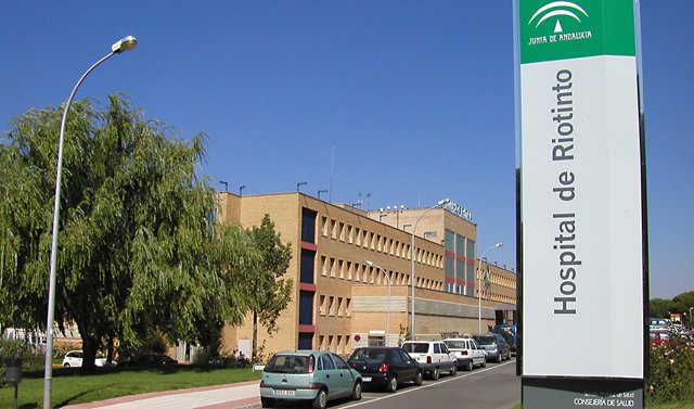 Archivo - Imagen del exterior del Hospital de Riotinto, en la provincia de Huelva