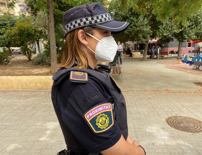 Agente de la Policía Local de Valncia.