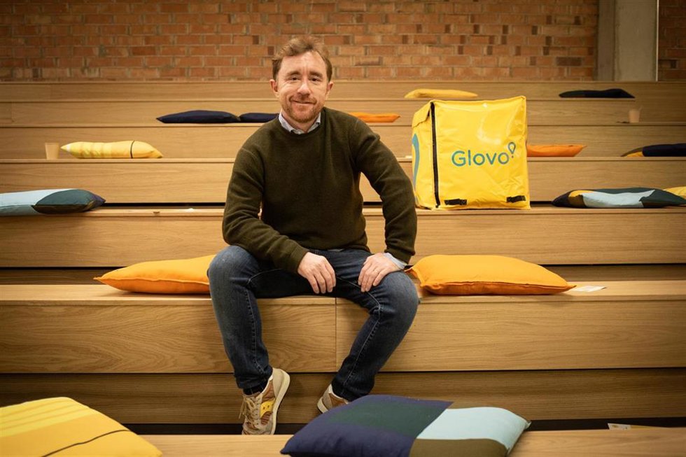 Archivo - El cofundador de Glovo, Sacha Michaud, en una imagen de archivo.
