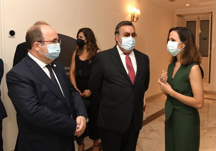 Miquel Iceta, Miguel Carballeda e Ione Belarra