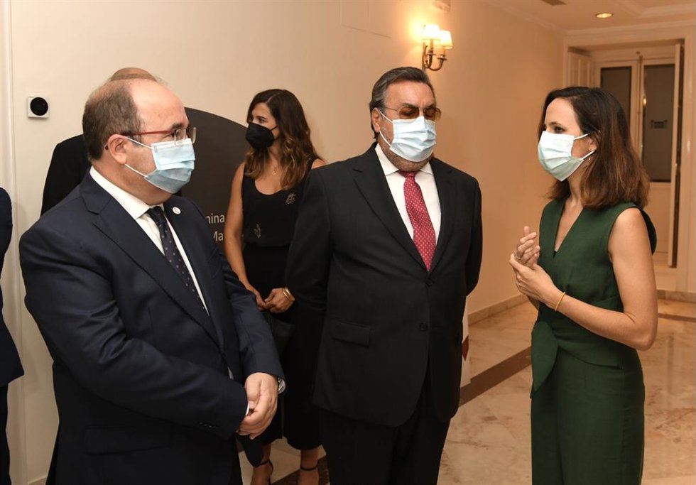 Miquel Iceta, Miguel Carballeda e Ione Belarra
