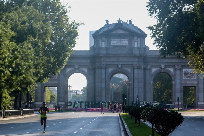 Puerta de Alcalá de la ciudad de Madrid. 