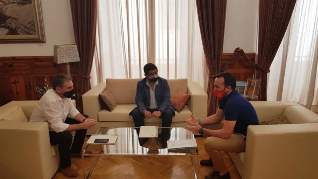 Ángel Vera, Francisco Reyes y Javier Mañas.