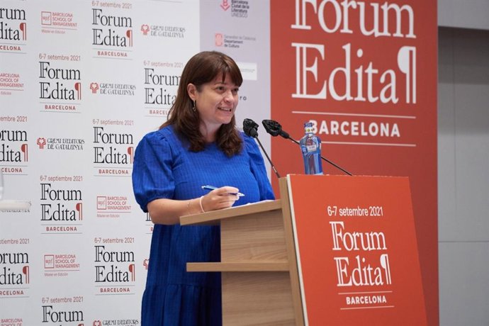 La directora general del Libro y Fomento de la Lectura, María José Gálvez, en el Frum Edita