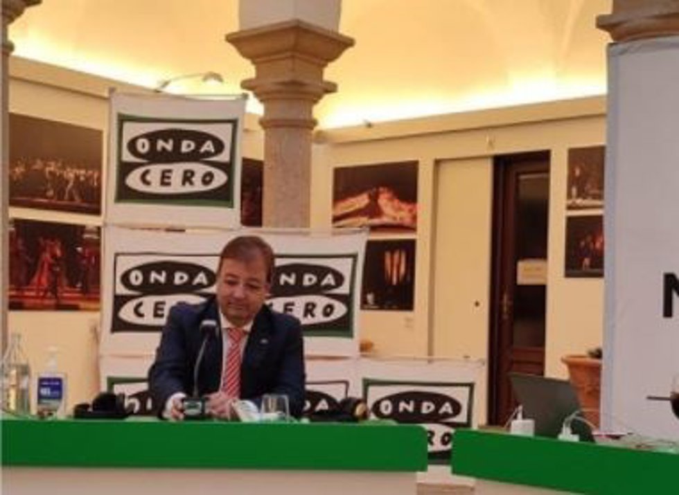 El presidente de la Junta, Guillermo Fernández Vara