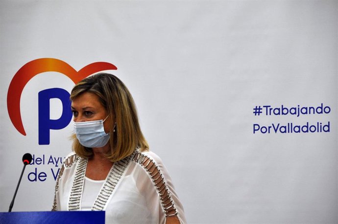 La presidenta del Grupo Municipal Popular en el Ayuntamiento de Valladolid, Pilar del Olmo.