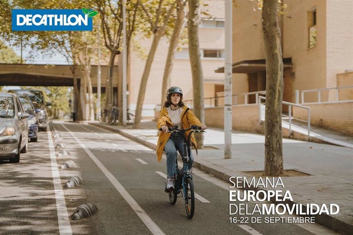 Decathlon invita a sus clientes a celebrar la Semana Europea de la Movilidad.