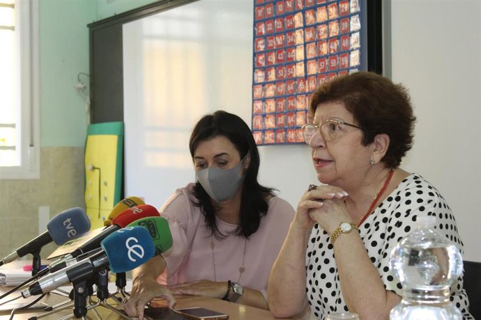 Rueda de prensa en Ceuta sobre escolarización de menores llegados en mayo