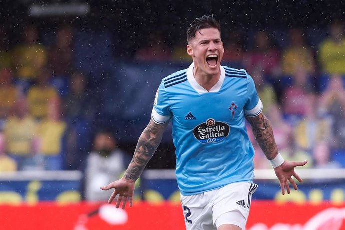 Archivo - Santi Mina, jugador vigués del Celta de Vigo