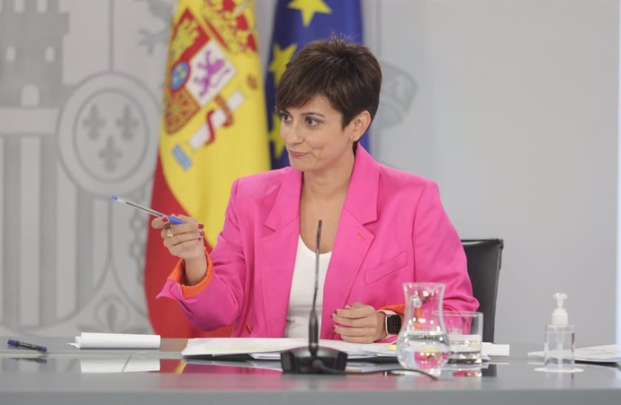 La ministra portaveu, Isabel Rodríguez, compareix després de la reunió del Consell de Ministres