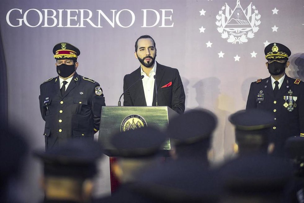 Archivo - Nayib Bukele, presidente de El Salvador