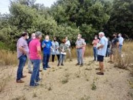 Visita de los parlamentarios a Lokiz.