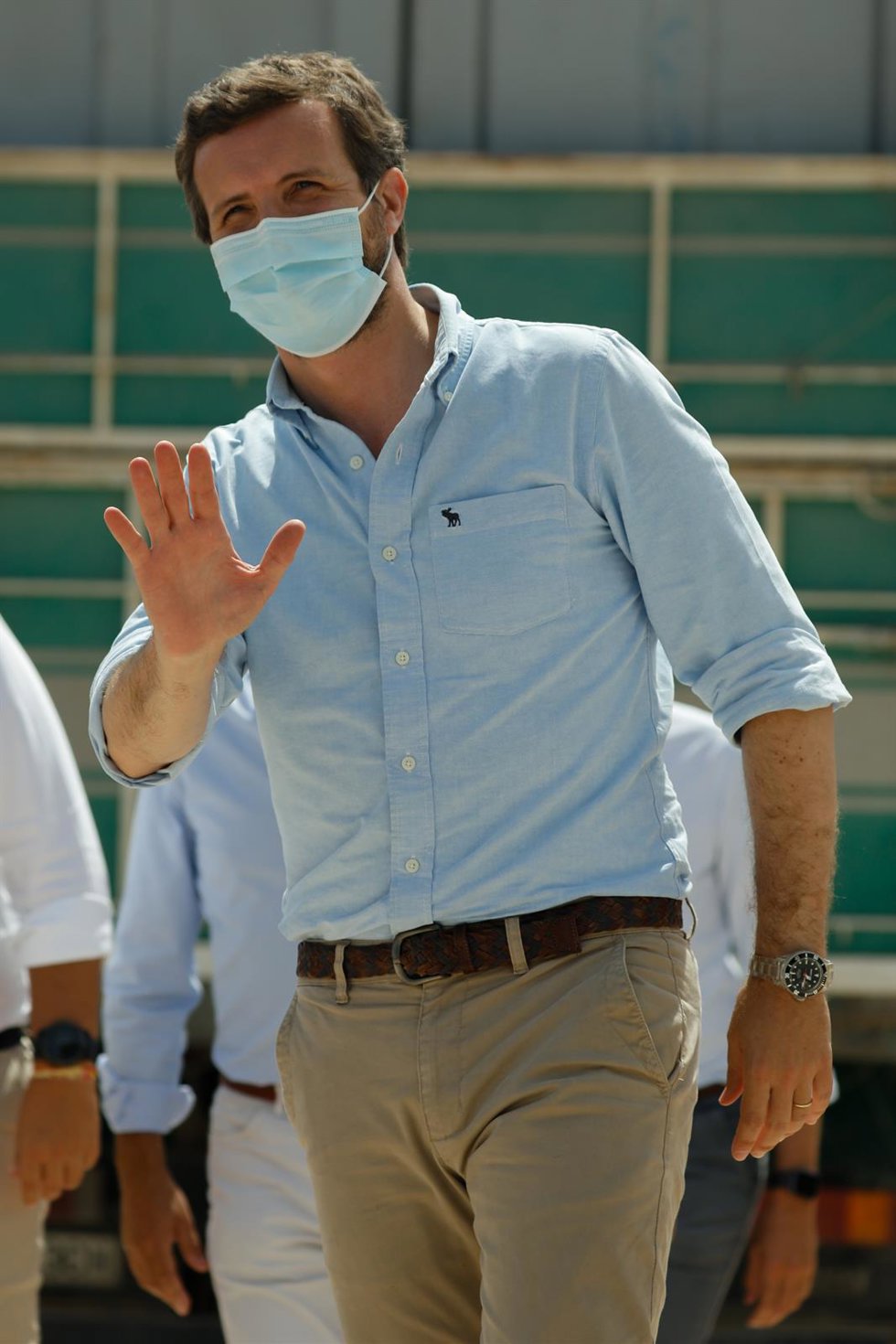 El presidente nacional del Partido Popular, Pablo Casado,