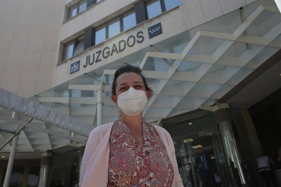 Archivo - La vicesecretaria Nacional Jurídica (VCSNJ), Marta Castro, acude a los juzgados de Plaza de Castilla para declarar por el caso Neurona, a 21 de mayo de 2021, en Madrid (España).