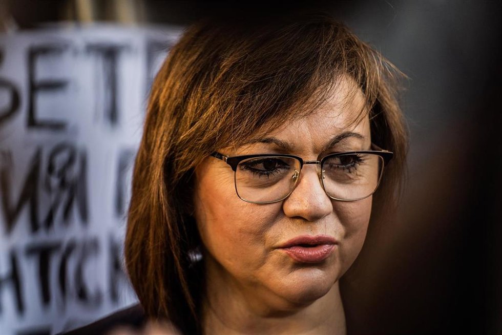 Archivo - La líder del Partido Socialista de Bulgaria (BSP) Kornelia Ninova