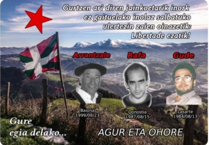 Cartel del acto denunciado por el PSE-EE