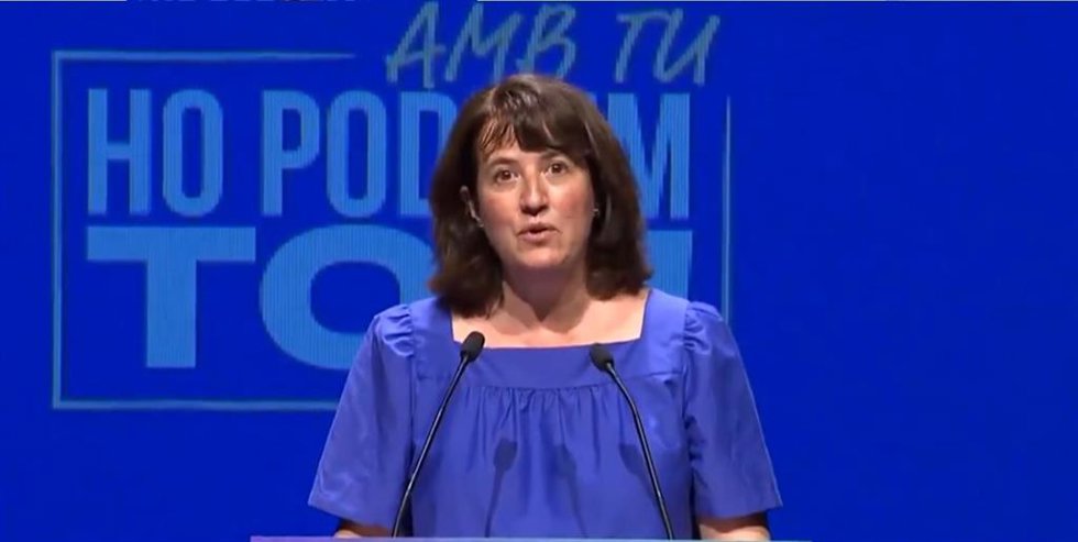 Archivo - La presidenta de la ANC, Elisenda Paluzie