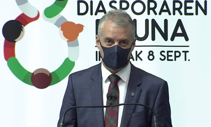 El lehendakari, en su intervención en el acto central del 'Día de la diáspora vasca'