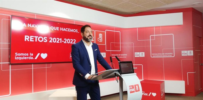 El secretario de Organización del PSN, Ramón Alzórriz