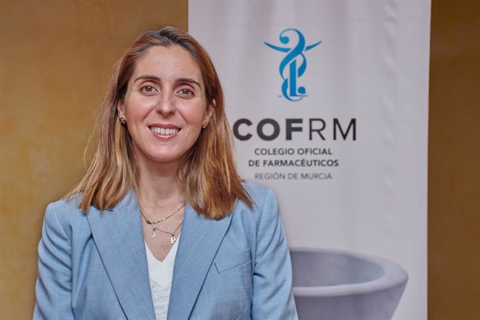 Archivo - La presidenta del Colegio Oficial de Farmacéuticos de la Región de Murcia (COFRM), Paula Payá