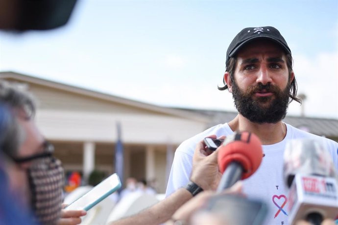 El jugador de baloncesto Ricky Rubio en PortAventura