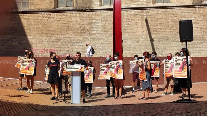 Presentación de las movilizaciones de la izquierda independentista de la Diada 2021