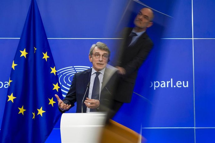 Archivo - El presidente del Parlamento Europeo, David Sassoli.