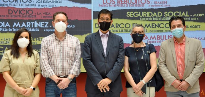 Presentación del concierto de Camela en Chillón