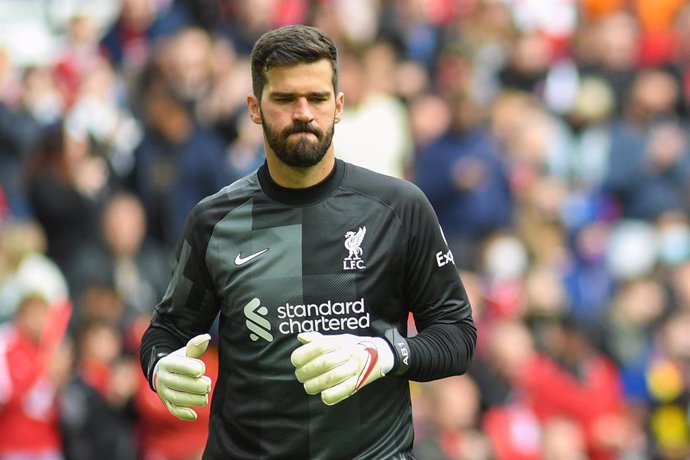 Liverpool's goalkeeper Alisson Becker during the Pre-Season Friendly football match between Liverpool and Athletic Bilbao on August 8, 2021 at Anfield in Liverpool, England - Photo Philip Bryan / ProSportsImages / DPPI