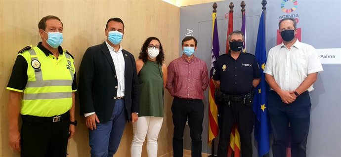 Los regidores de Palma explican el operativo de control del tránsito y de seguridad para la 'vuelta al cole'.