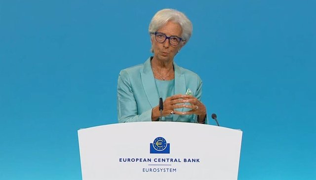 Archivo - Christine Lagarde, presidenta del BCE