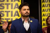 Rufián (ERC) asegura que la ampliación del Aeropuerto de El Prat "era un chantaje"