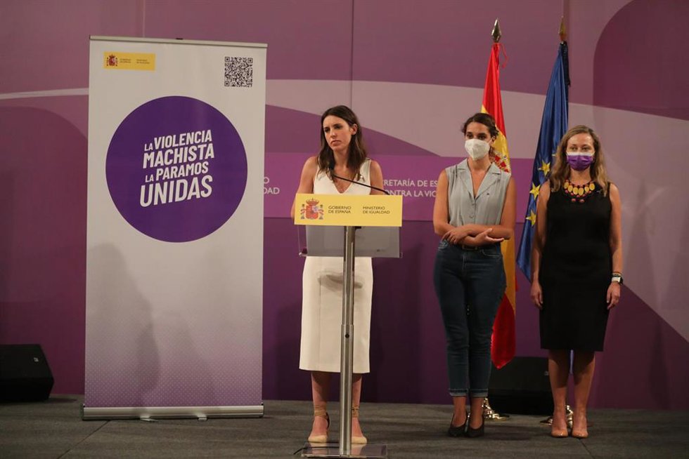 Archivo - La ministra de Igualdad, Irene Montero en un acto