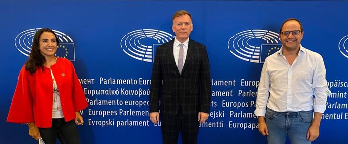 El eurodiputado, César Luena, mantiene una reunión con el ministro de Cambio Climático de Misiones de Argentina