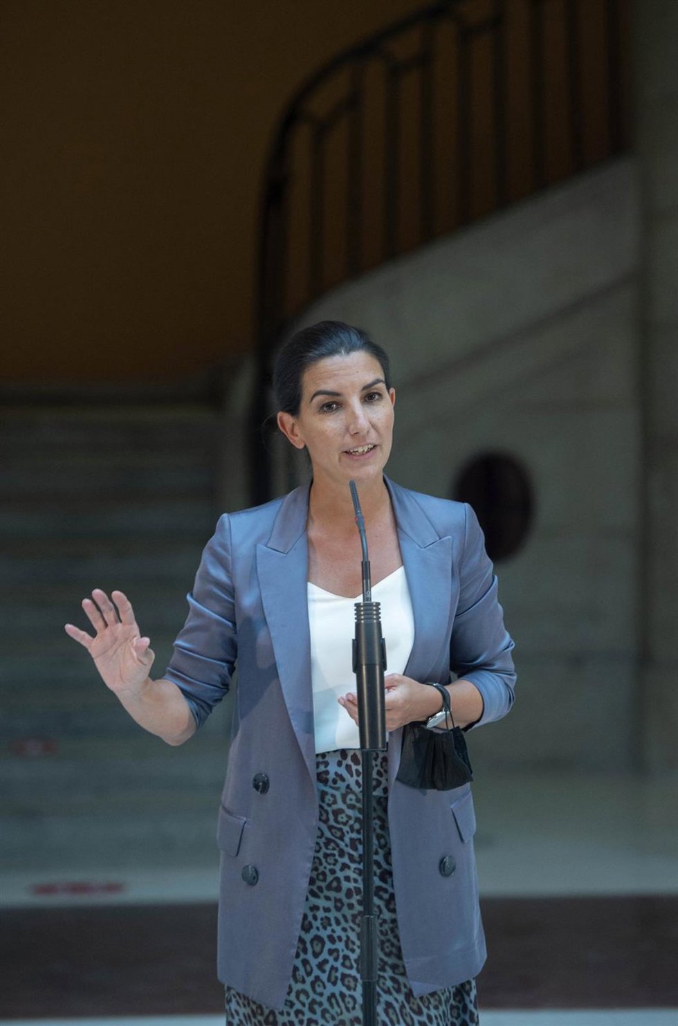 La portavoz de Vox en la Asamblea, Rocío Monasterio,