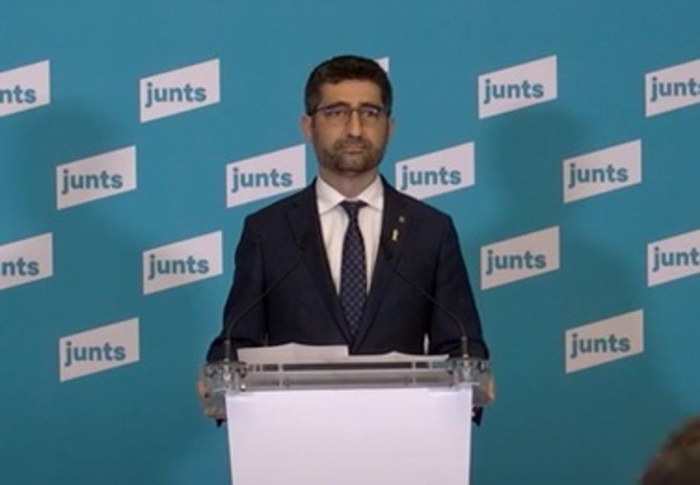 El vicepresidente y conseller de Políticas Digitales y Territorio de la Generalitat, Jordi Puigneró, este miércoles