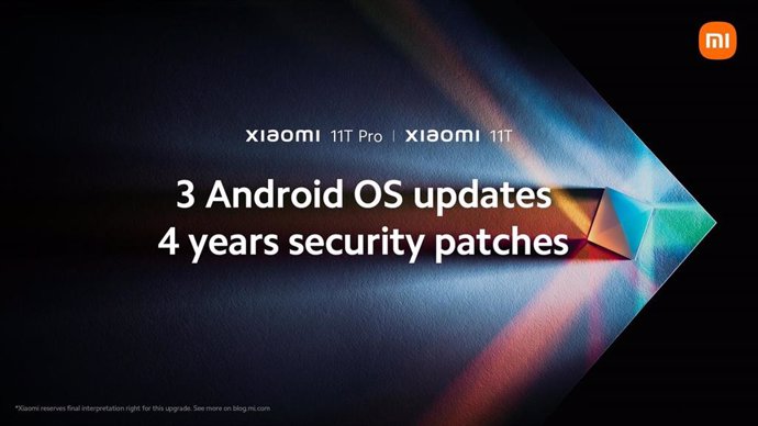 Ampliación de las actualizaciones de Xiaomi para la familia Mi 11T.