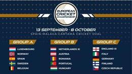 Cartel Campeonato Europeo de Cricket