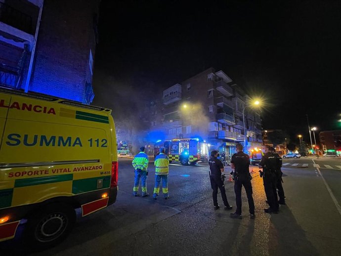 Incendio en el almacén de una tienda en San Sebastián de los Reyes